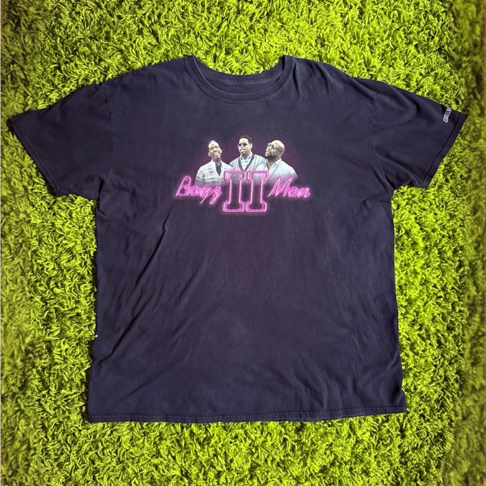 Vintage y2K Boyz II Men Tee | Double-Sided Graphic T-Shirt | GEICO Promo | 2XL